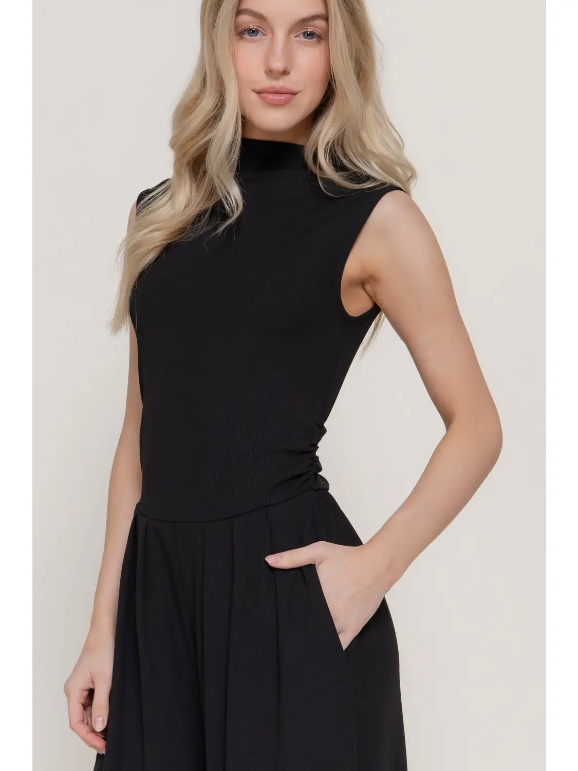Soft Micro Rib Jumpsuit