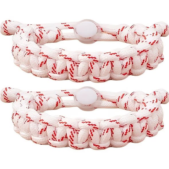 Braided  Baseball Bracelet