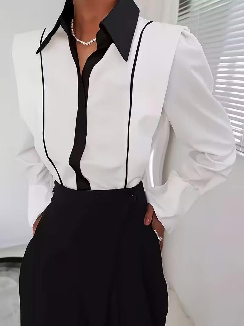 Crisp White Blouse