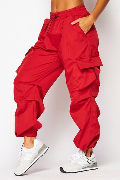 Rouched Cargo Joggers