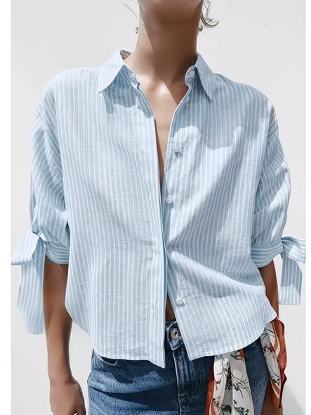 Bow Sleeve Bloiuse
