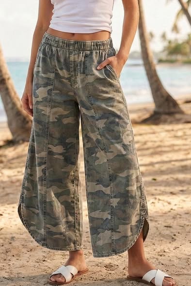 Washed Camo Pant