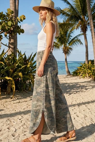 Washed Camo Pant