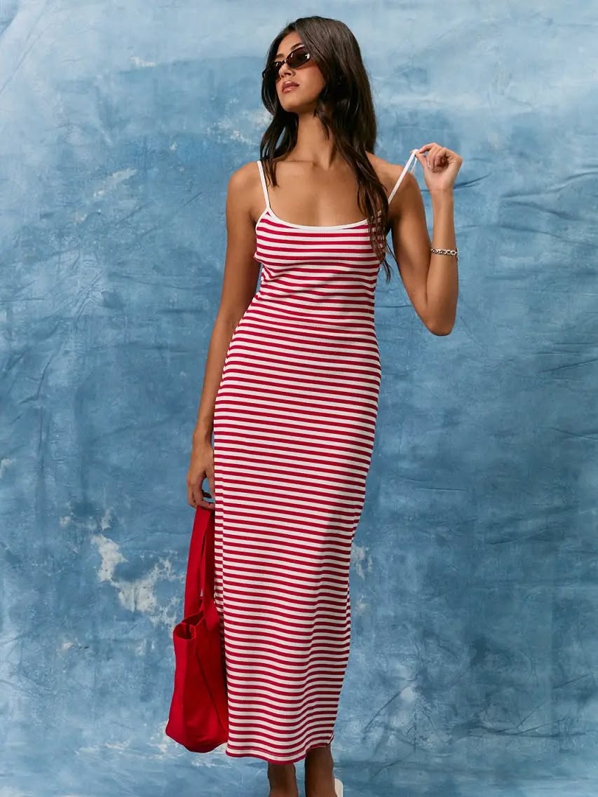 Red Stripe Maxi
