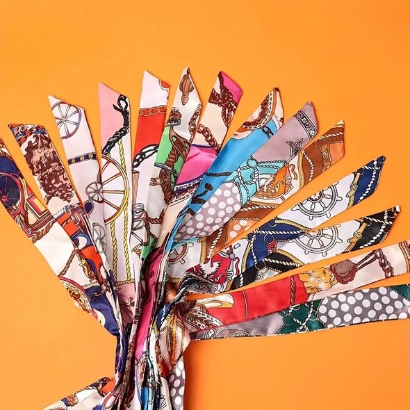 Skinny Silky Scarves