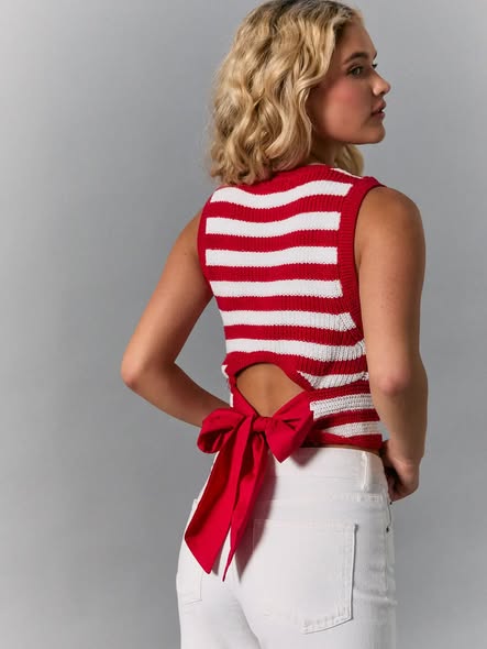 Tie Back Sweater