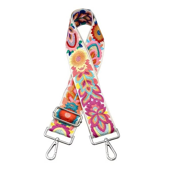 Embroidered Crossbody Strap
