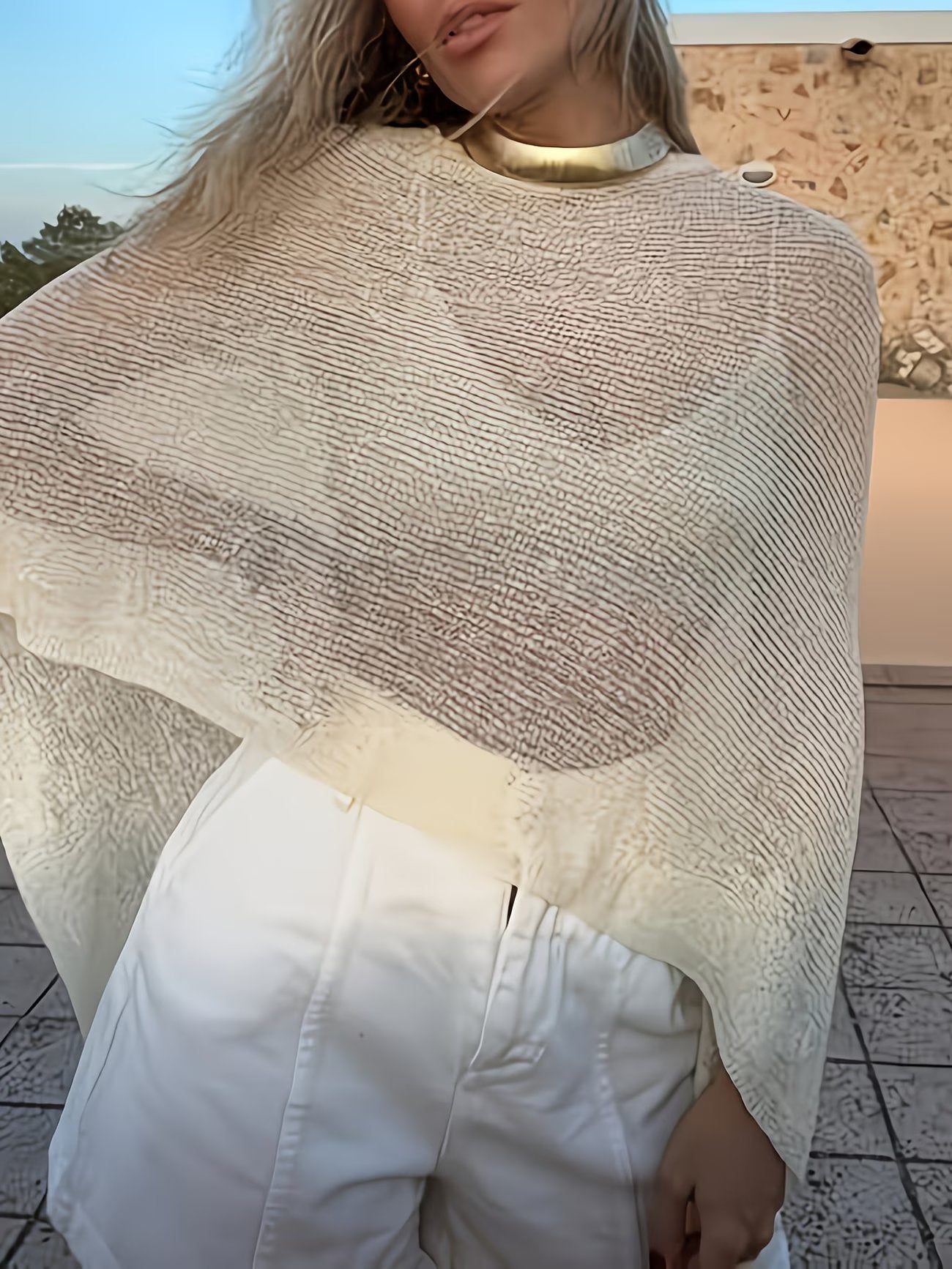 Mesh  Poncho