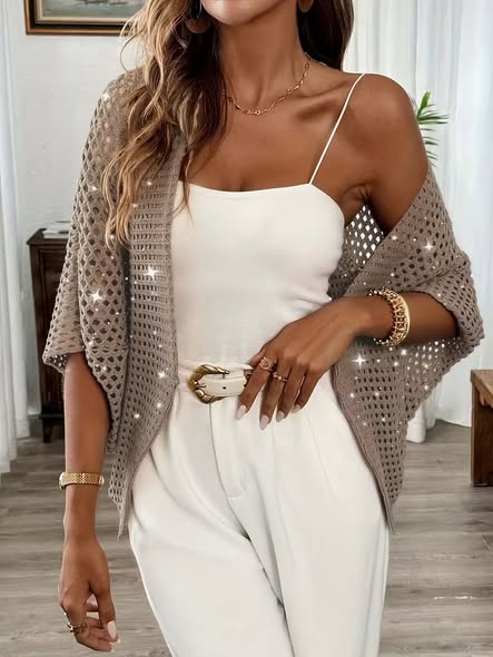 Open Weave Cardi