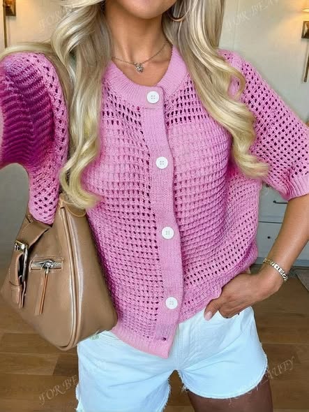 Breezy Woven Cardi