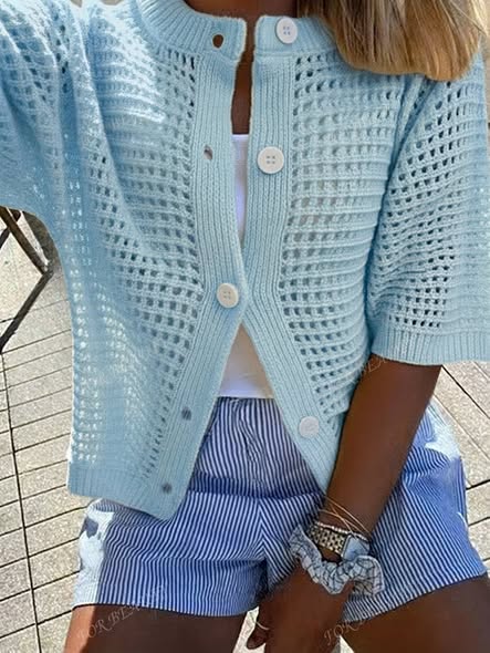 Breezy Woven Cardi
