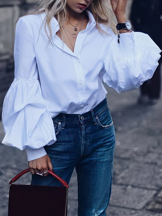 Puff Sleeve Blouse
