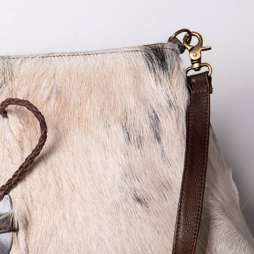 Western Genuine Leather Crossbody Bag