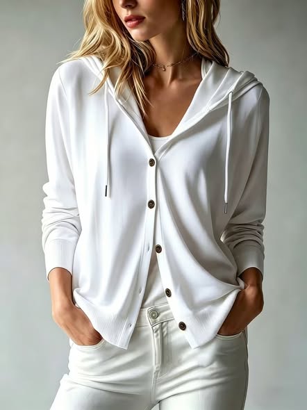 Lightweight Hoodie Cardi