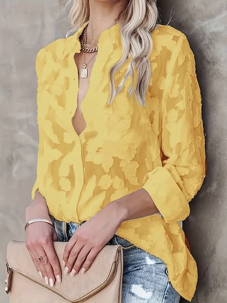 Textured  Blouse
