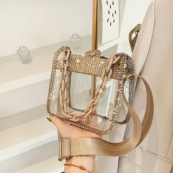 The Glam Clear Crossbody