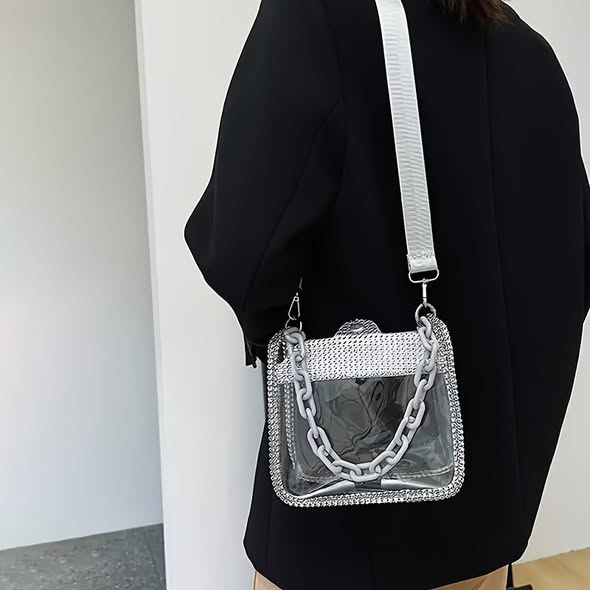 The Glam Clear Crossbody
