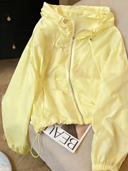 Nylon Windbreaker Jacket