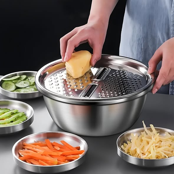 Strainer Slicer Pot