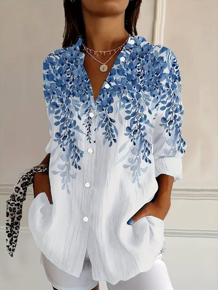 Faded Flower Blouse