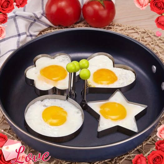 4pcs Stainless Steel Egg Mold
