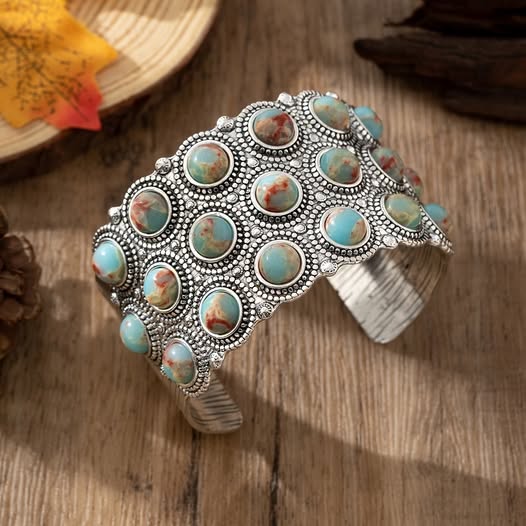 Stone Cuff Bracelet
