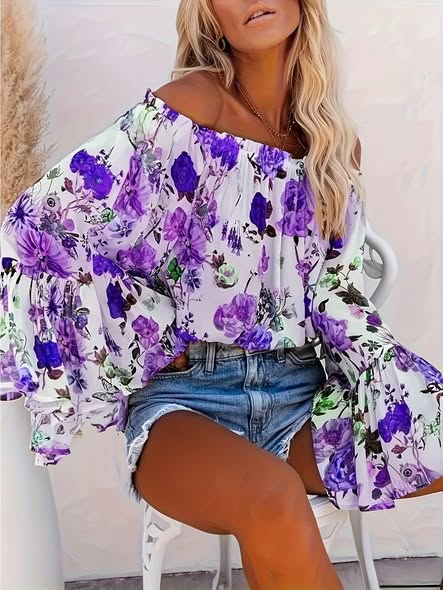 Bell Cuff Blouse