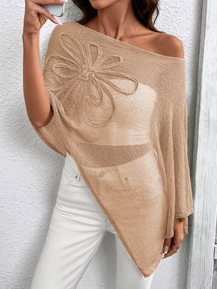 Asymmetric Hem Cape