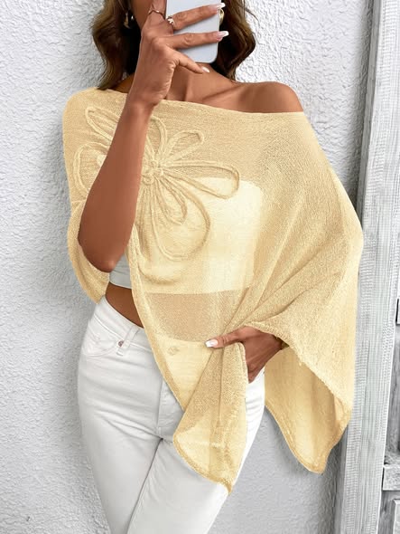 Asymmetric Hem Cape