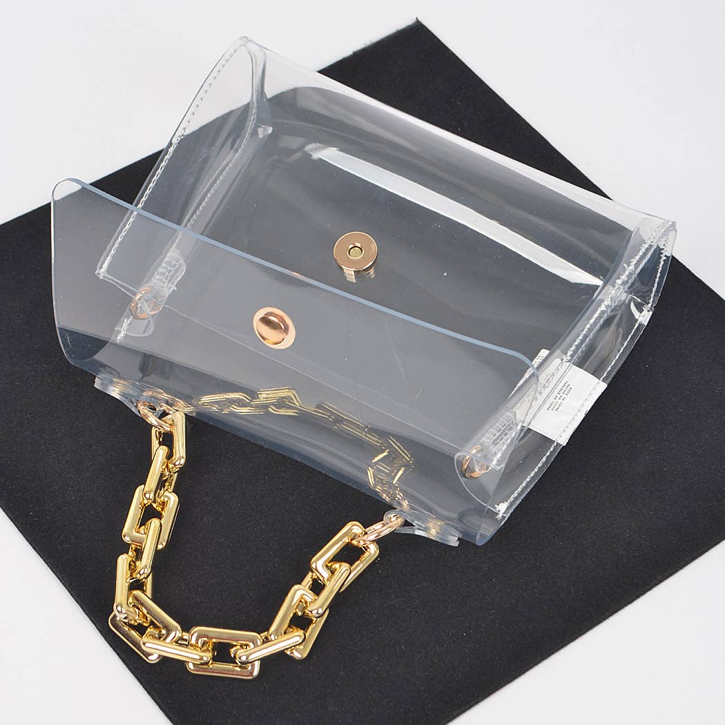 Transparent Big Chain Bag