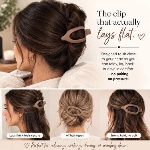 4 Pcs Flat Hair Clip