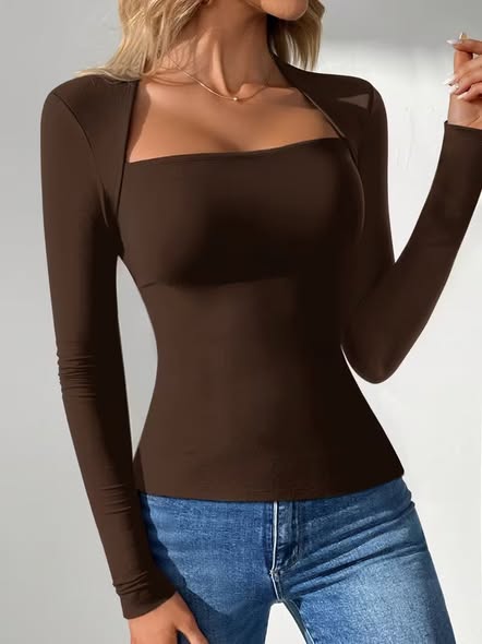 Cold Shoulder Knit Top