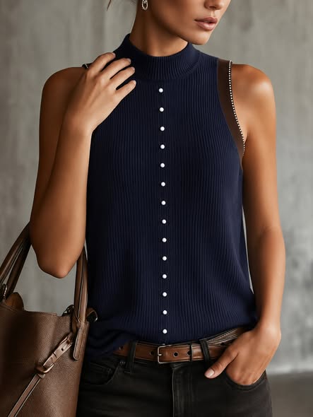Stone Ribbed Tank