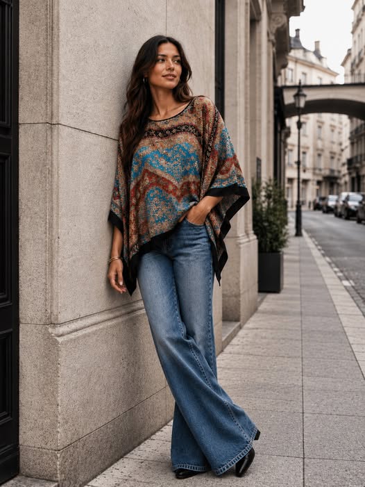 Silkyflowing Scarf Top