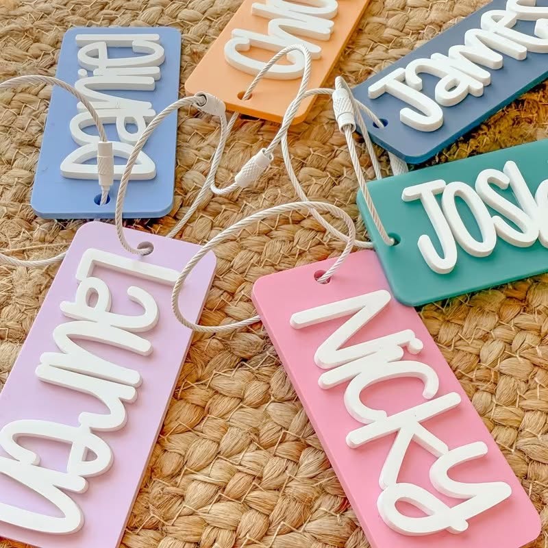 Personalized Acrylic NAME TAGS