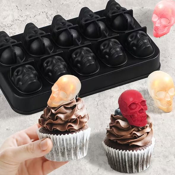 3D Skull Ice Mold
