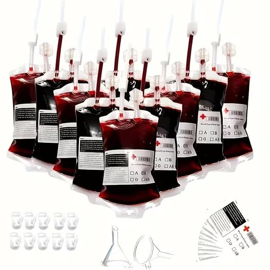 Halloween Blood Wine Bags (10)
