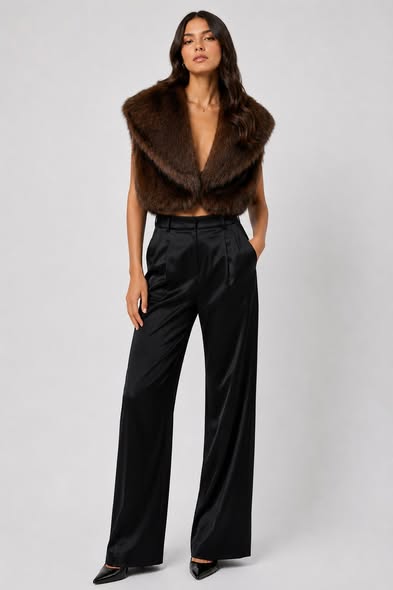 Little Lined Fur Vest