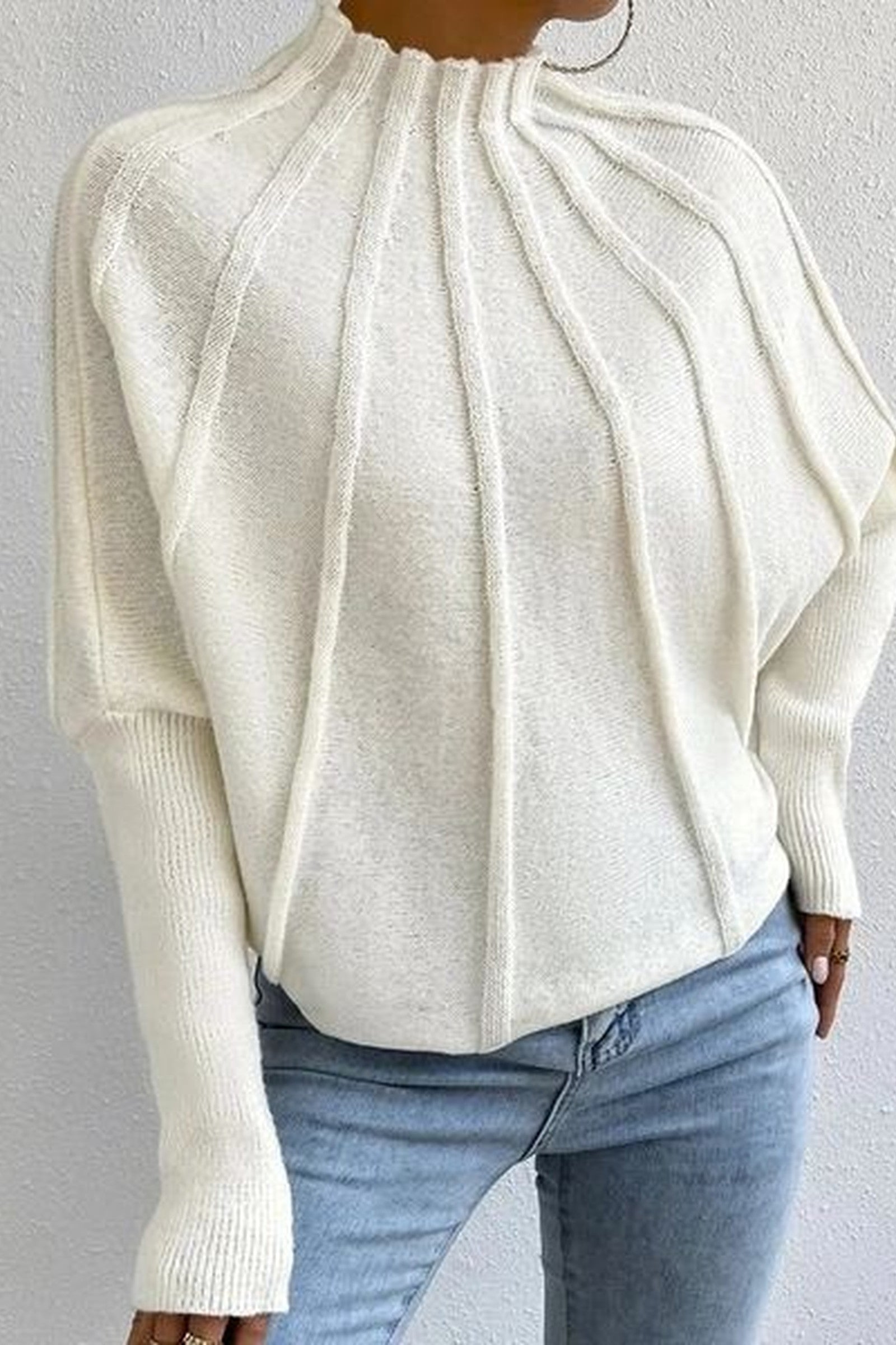 Mock Neckline Sweater
