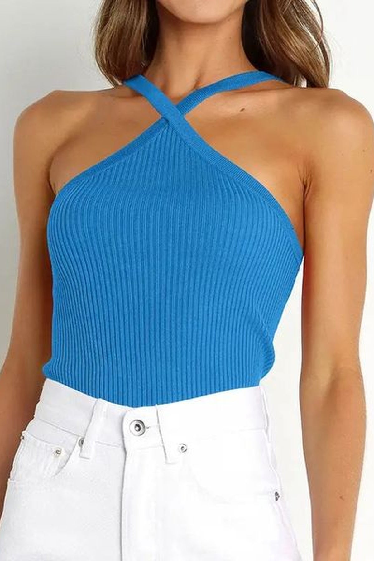 Fun Neckline Rip Top