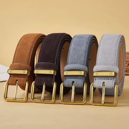 Beautiful Suede Leather Belt