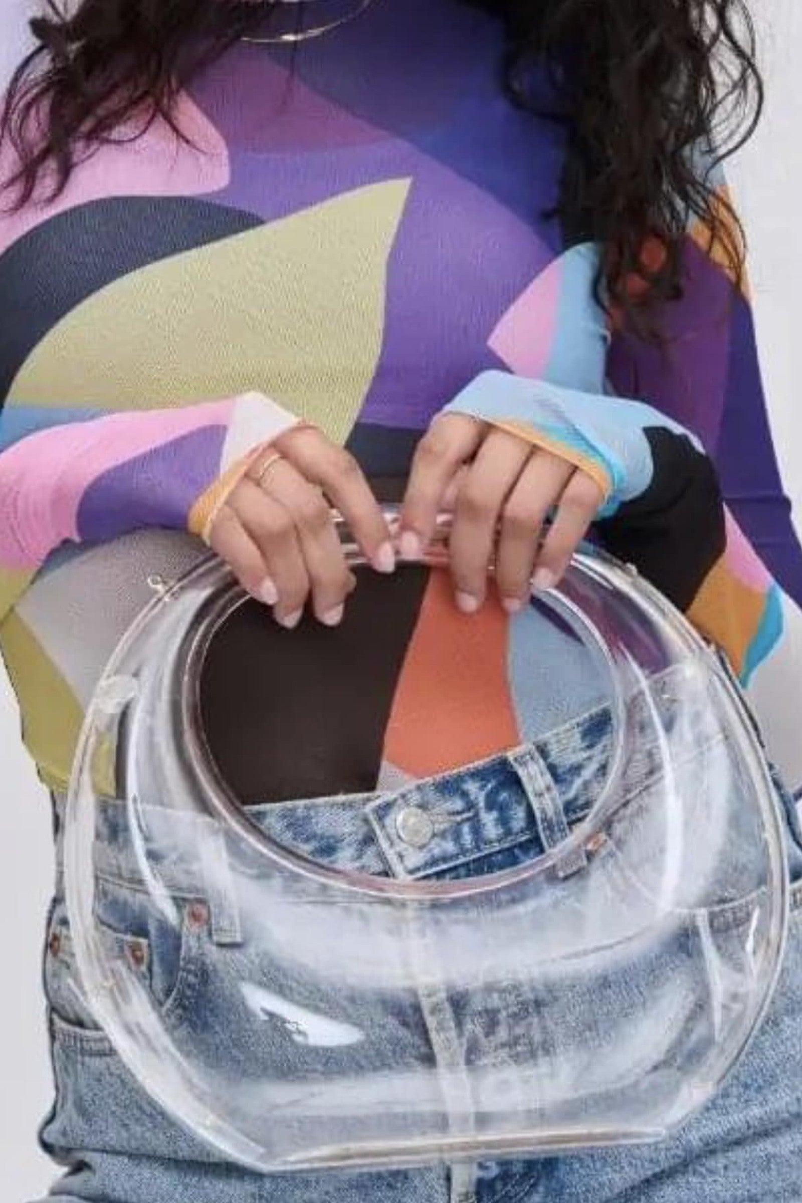 Circle Clear Bag
