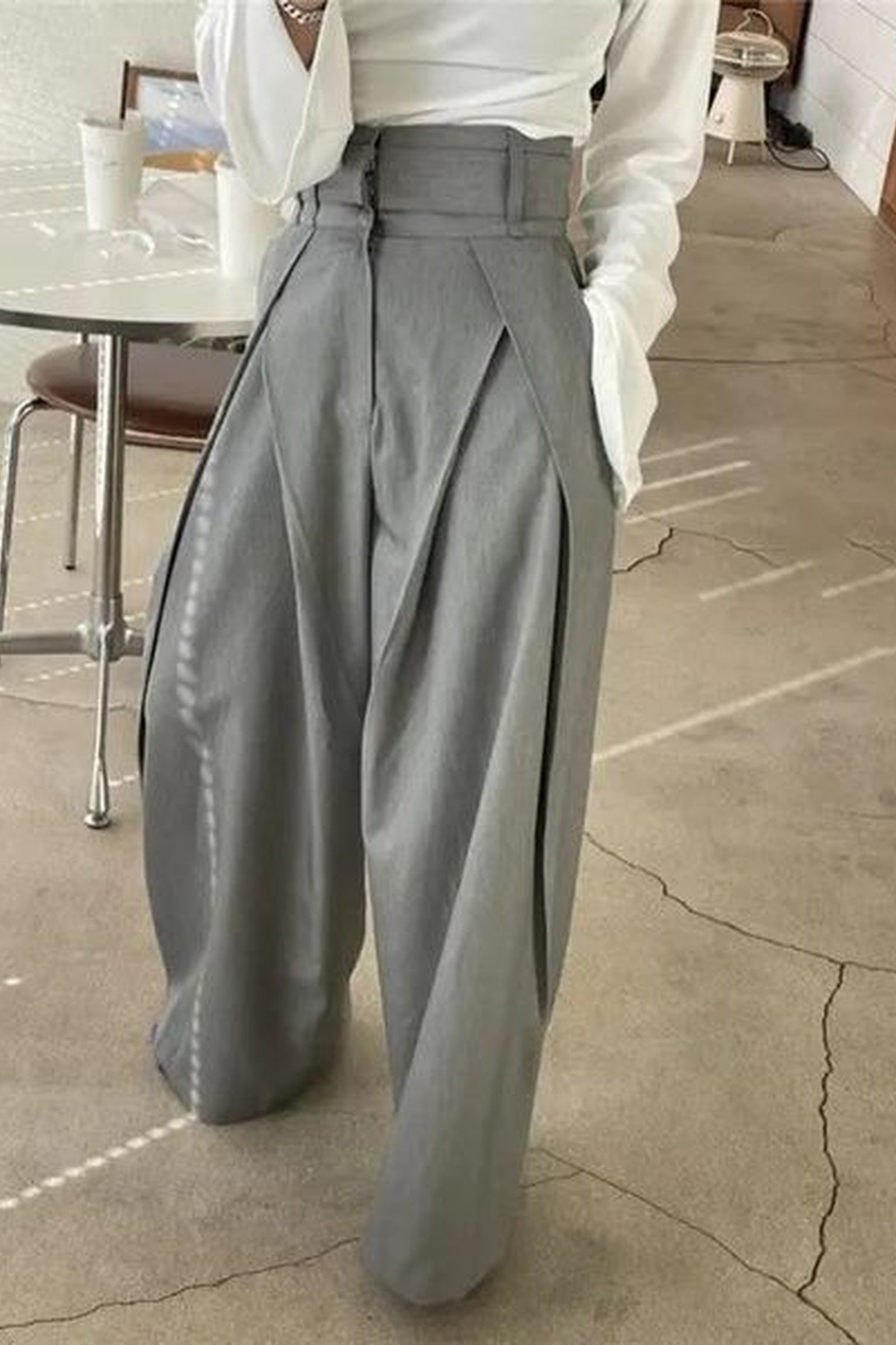 Wide Leg Slacks