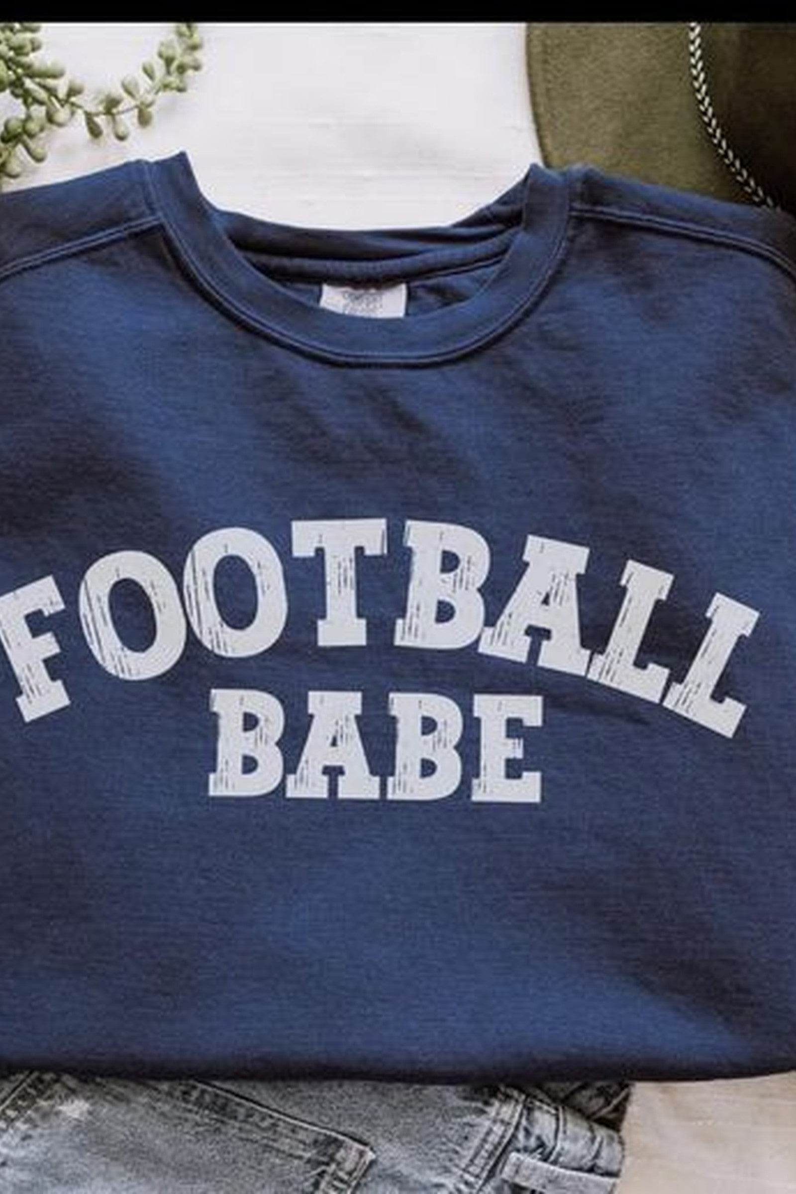 Football Babe Graphic T-Shirt