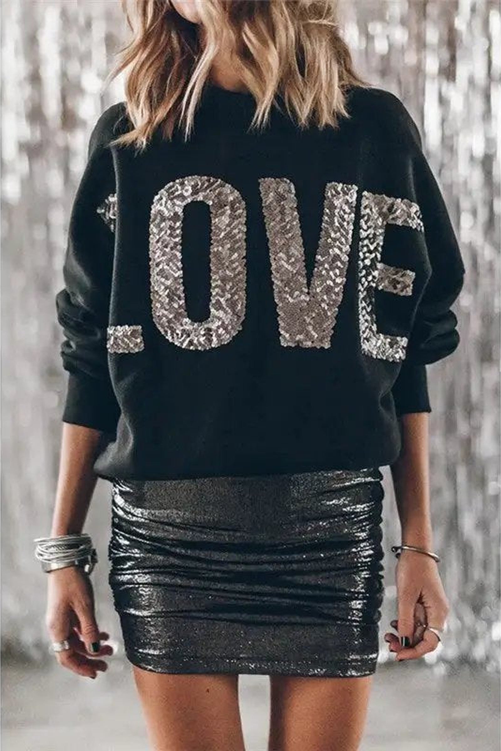 Sequin Love Sweater