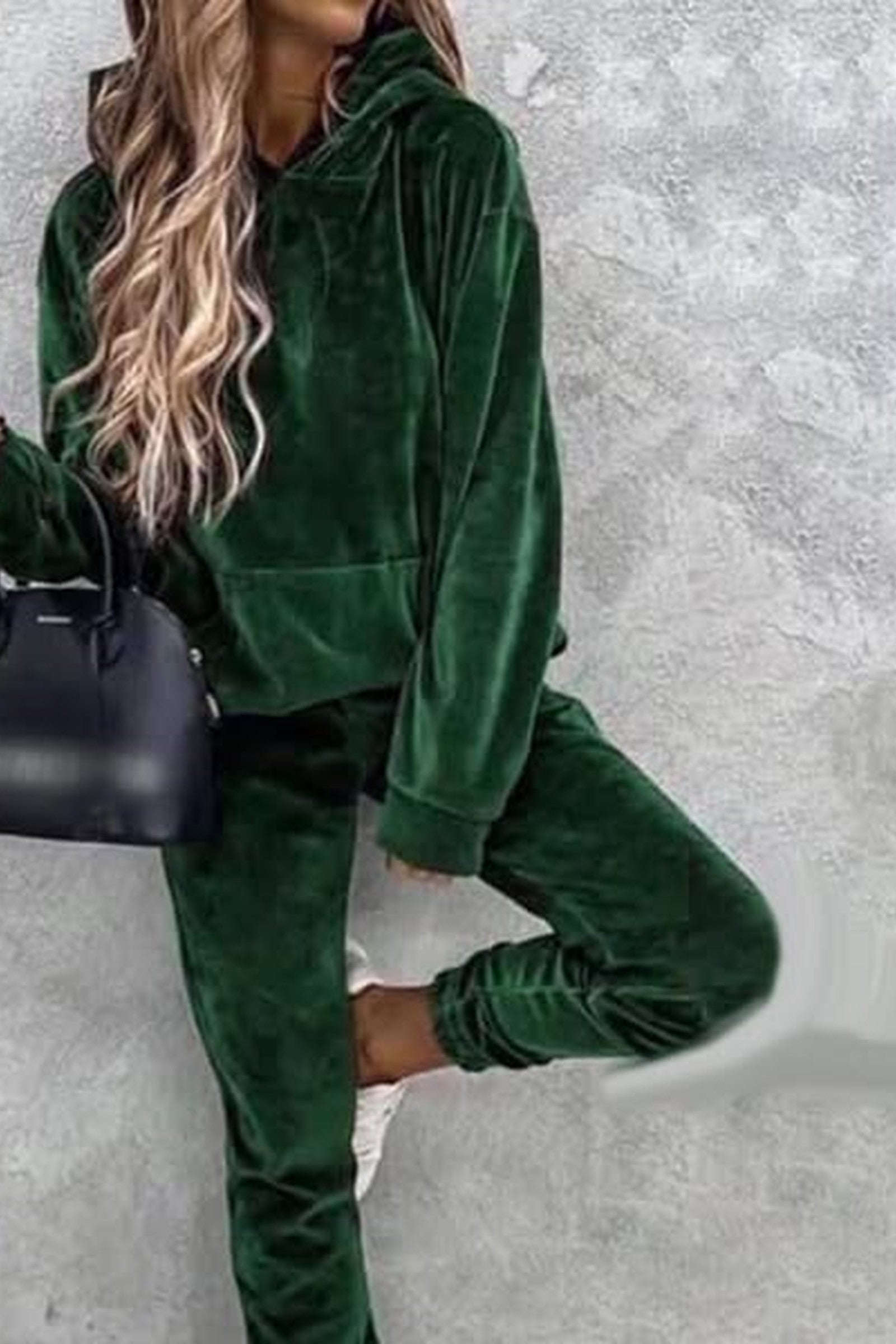 Velour Hoodie Set