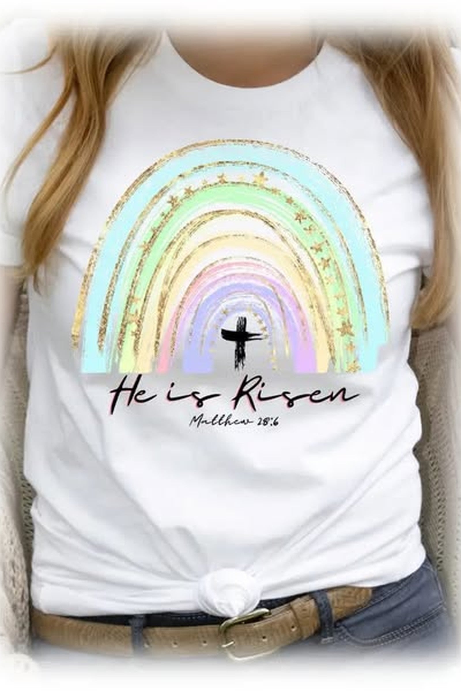 He Is Risen Tee