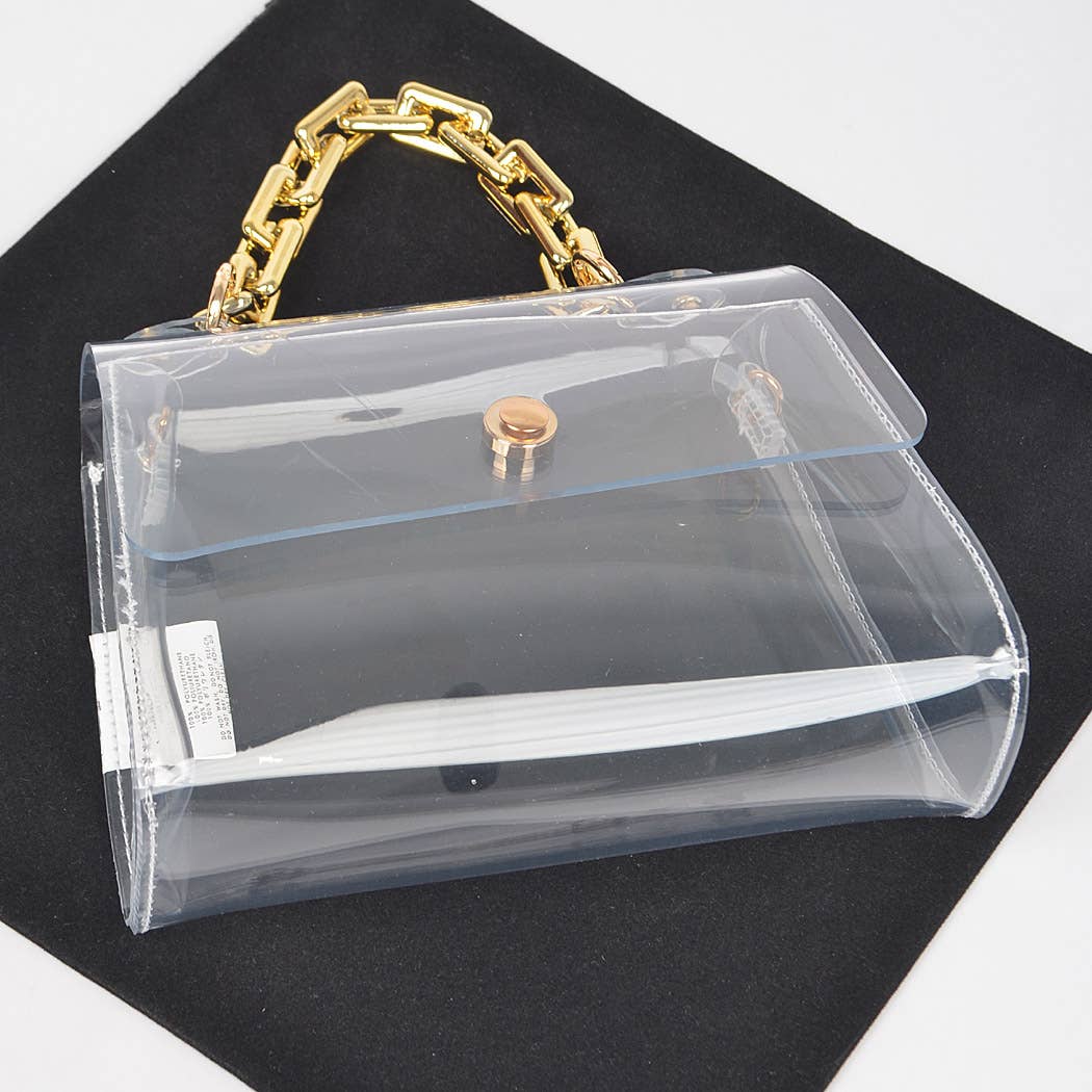 Transparent Big Chain Bag
