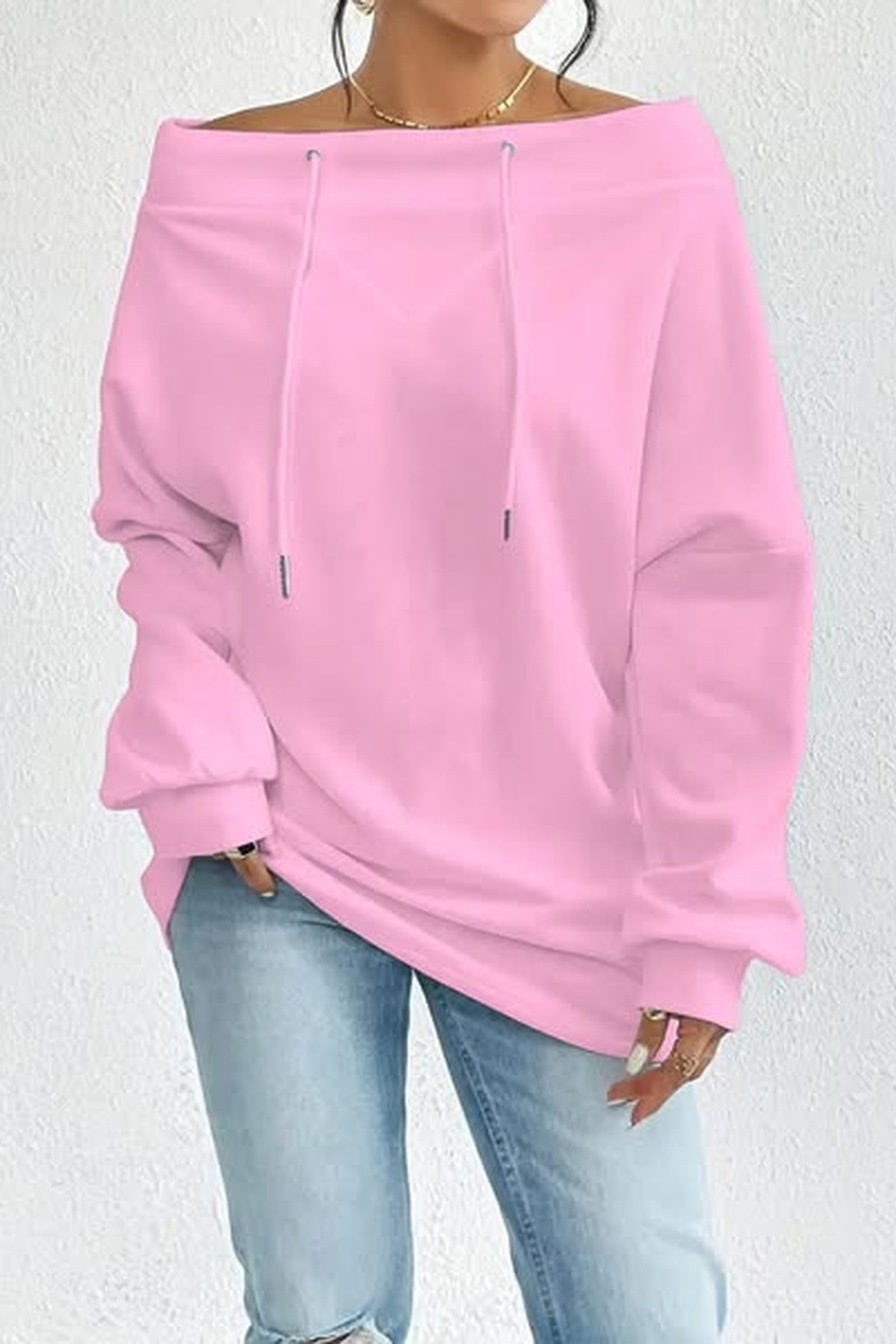 Soft Boat Neck Sweatshirt