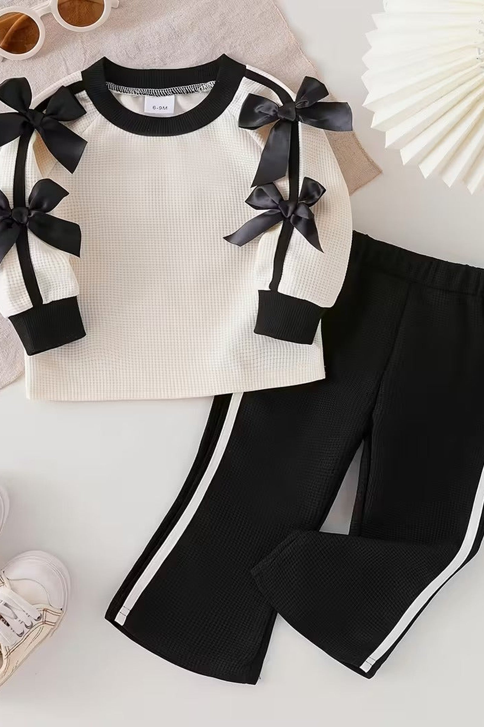 Baby Bow Sweat Set